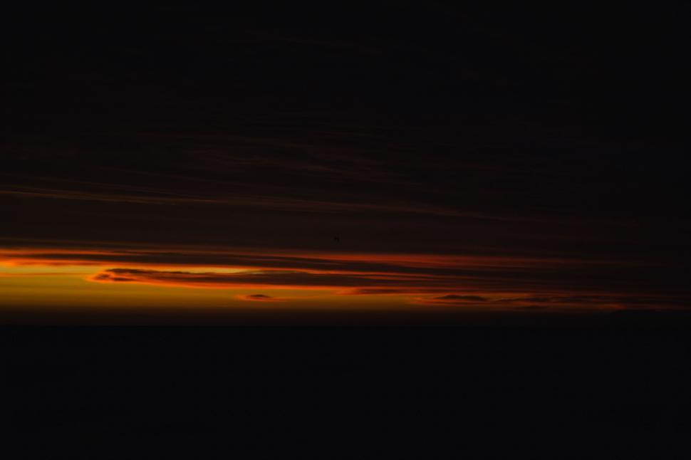 Free Image of light sun sky dark landscape 