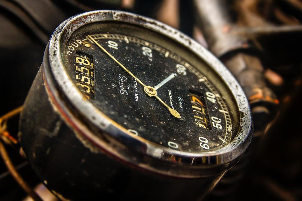 Free Image of Close Up of a Watch on Metal 