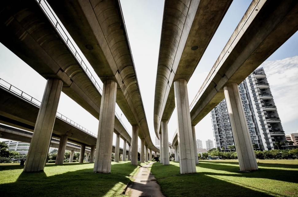 Free Image of Beneath the Urban Overpass 