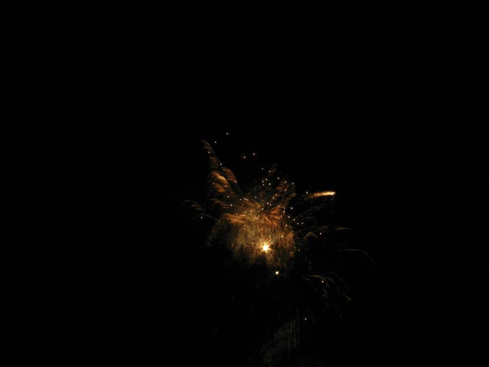Free Image of fireworks in the distance 