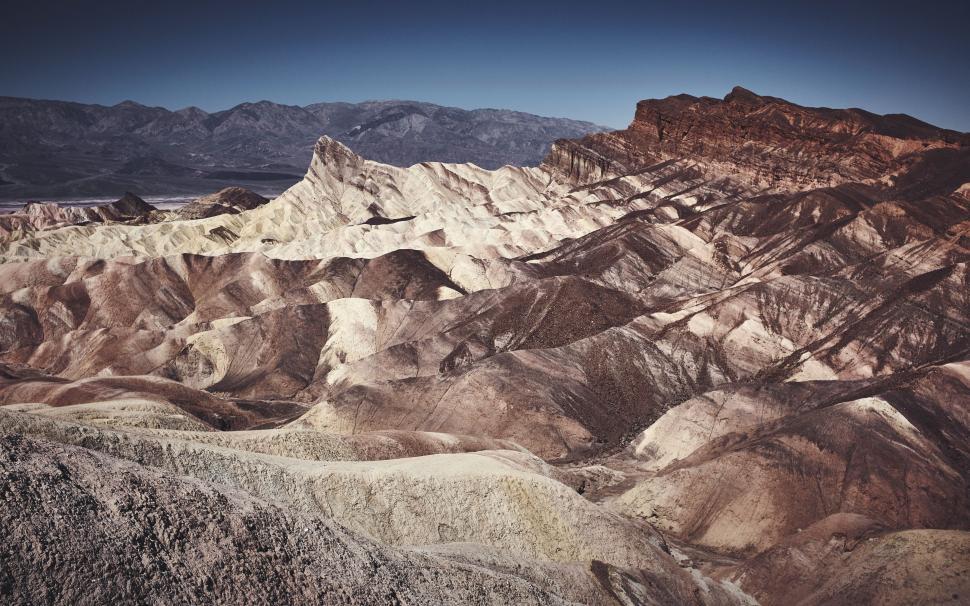 Free Image of Majestic Mountain Range in the Desert 
