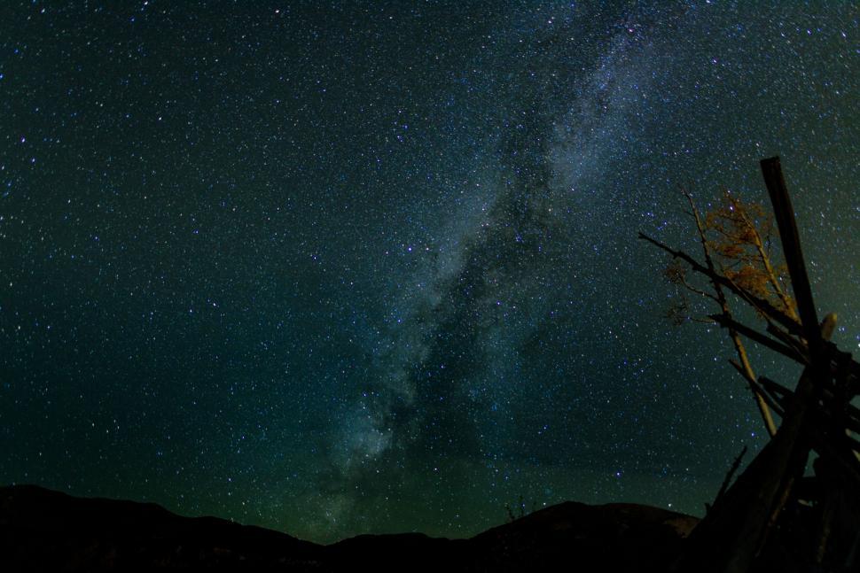 Free Image of Spectacular Night Sky Filled With Stars and the Milky Way 