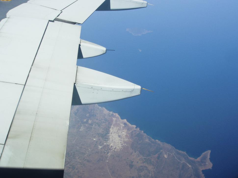 Download Free Stock Photo of Airplane WIng view 