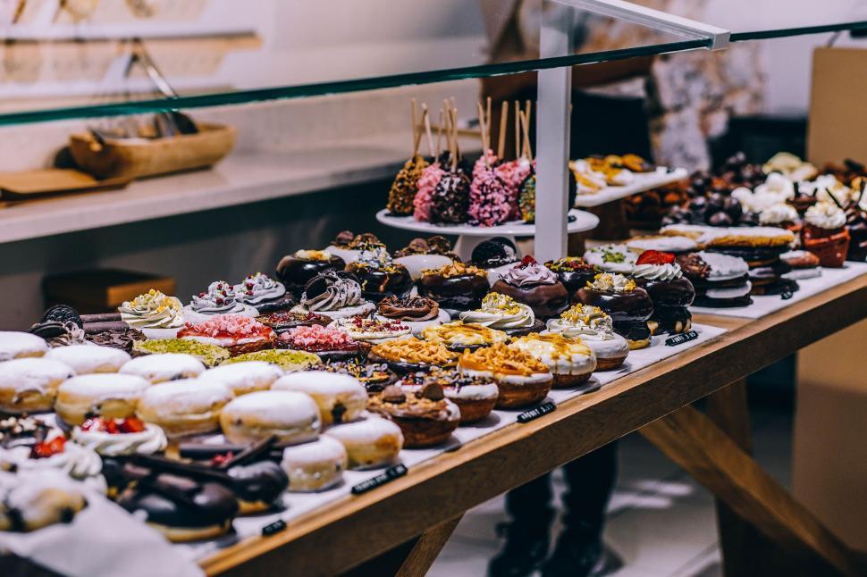 Free Image of Assorted Pastries on a Table 