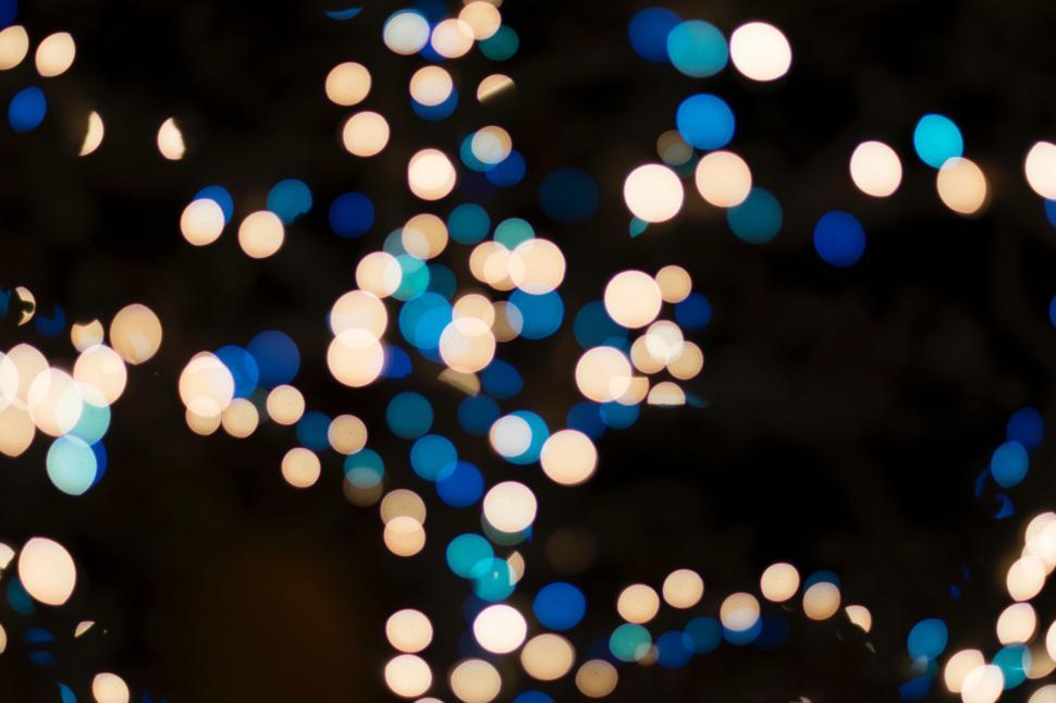 Free Image of Blurry Photo of a Bunch of Lights 