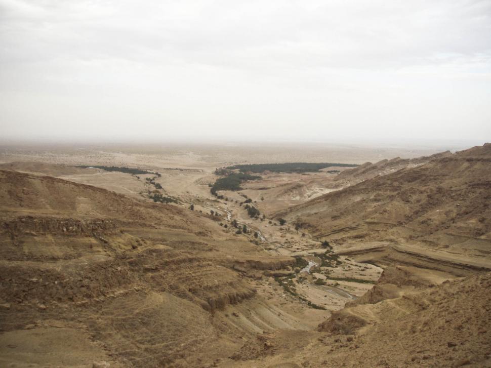 Free Image of Drainage in Tunisian Desert 