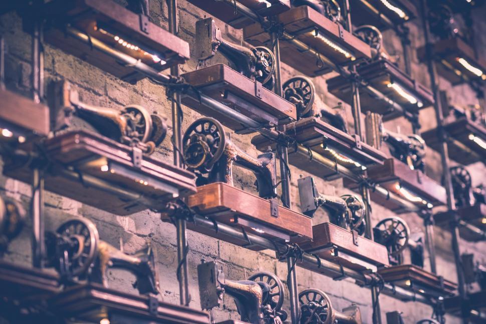 Free Image of Array of Clocks Displayed on a Wall 