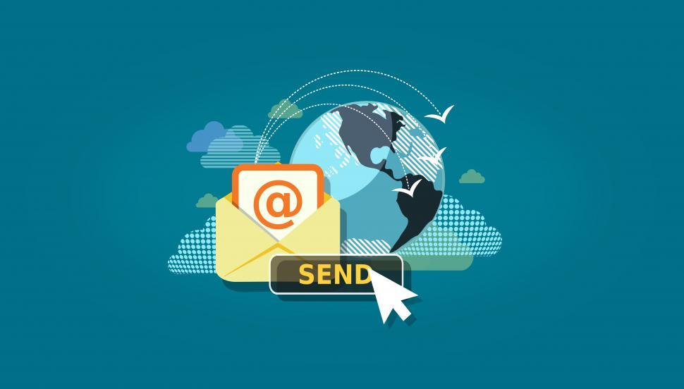 Free Image of Sending E-Mail - Electronic Mail Communication  