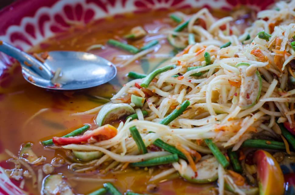 Free Image of Fresh Spicy Thai Food  