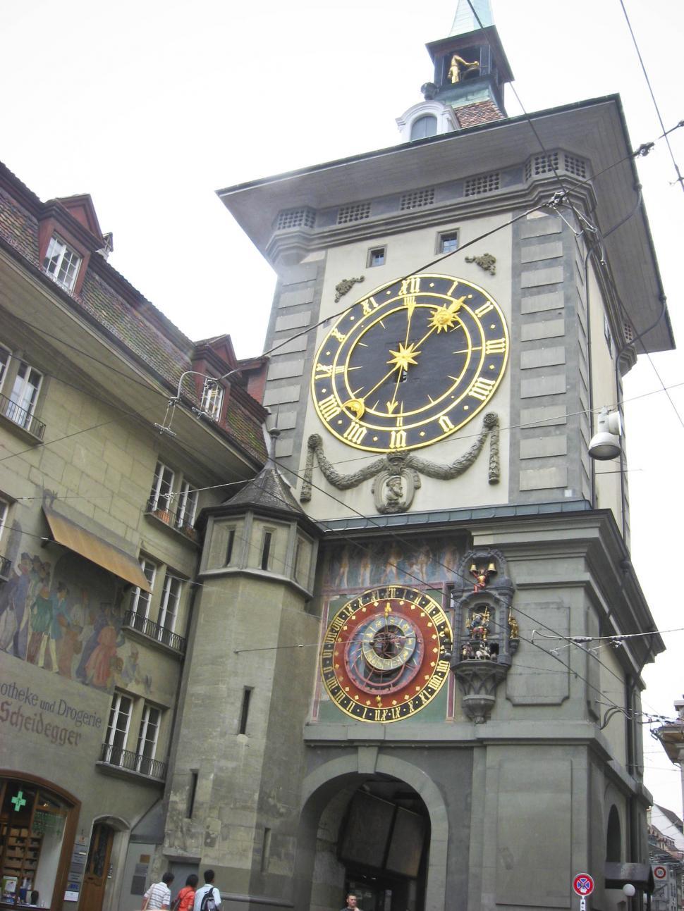 Free Image of Clock face in Bern, Switzerland 