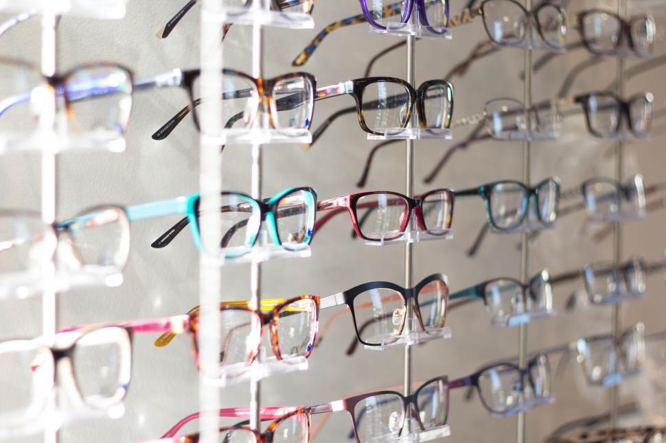 Free Image of Array of Glasses Displayed in a Store 