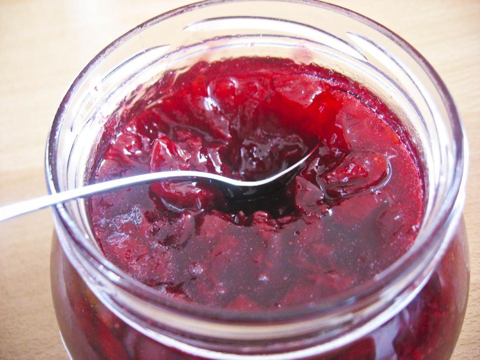 Free Image of cherry jam 