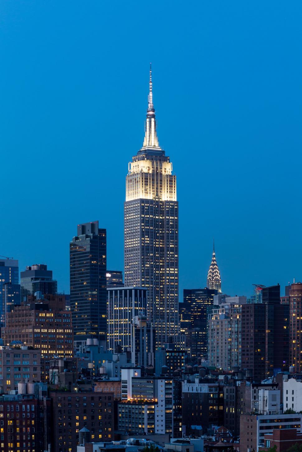 Free Image of A View of the Empire Building in New York City 