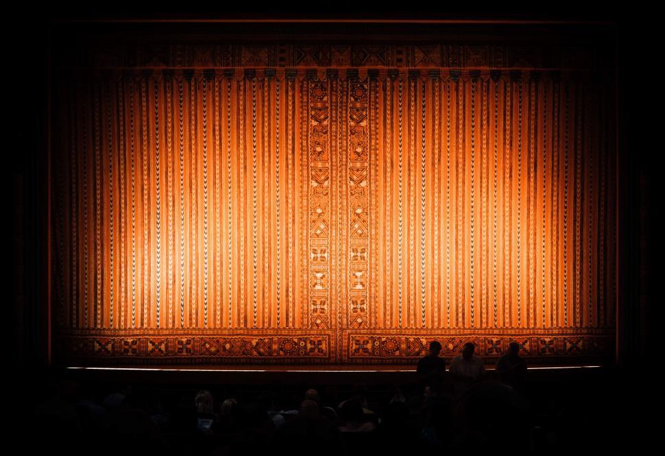 Free Image of blind theater curtain curtain protective covering covering 