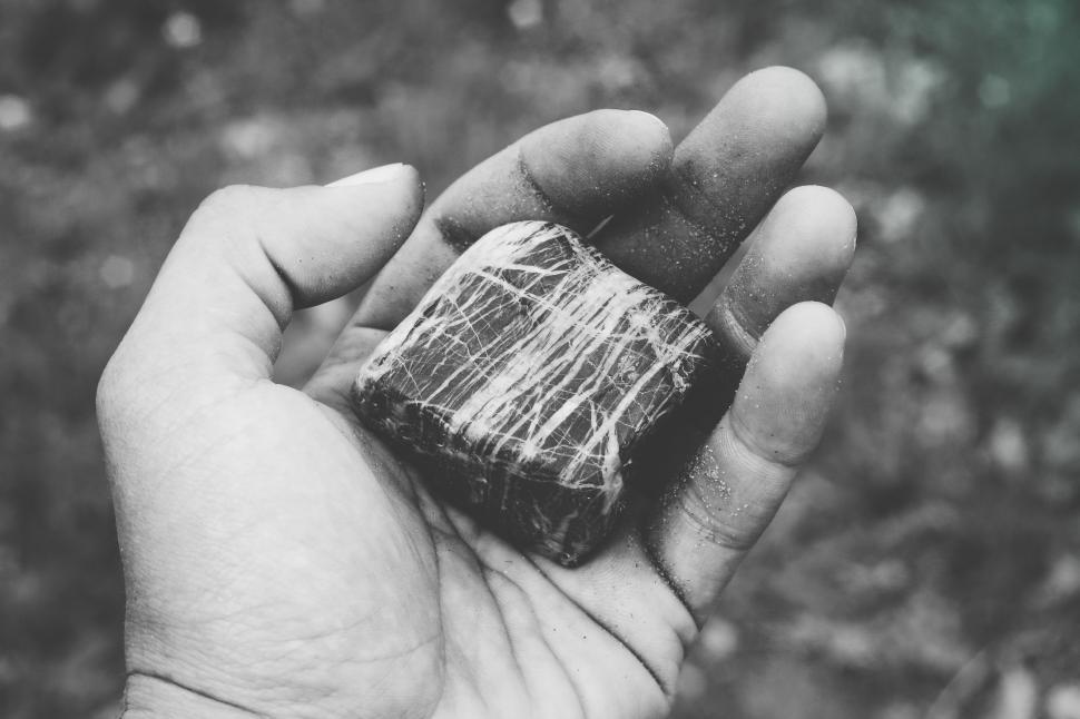 Free Image of Person Holding a Rock 