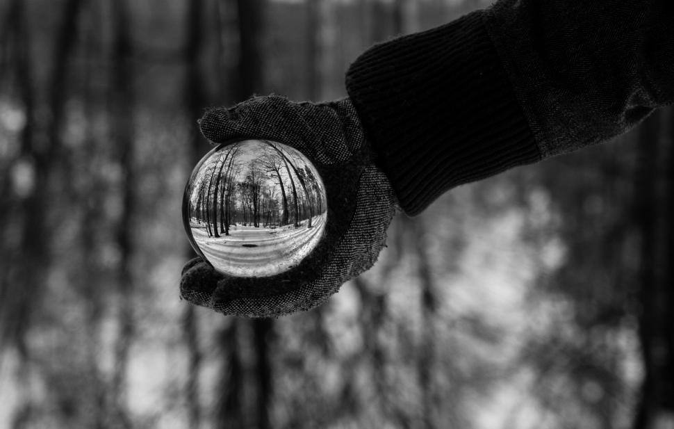 Free Image of Person Holding Crystal Ball 
