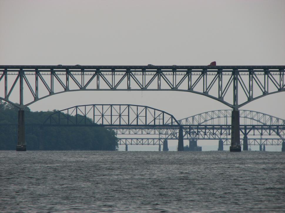 Free Image of Bridges Over the Susquehanna River 