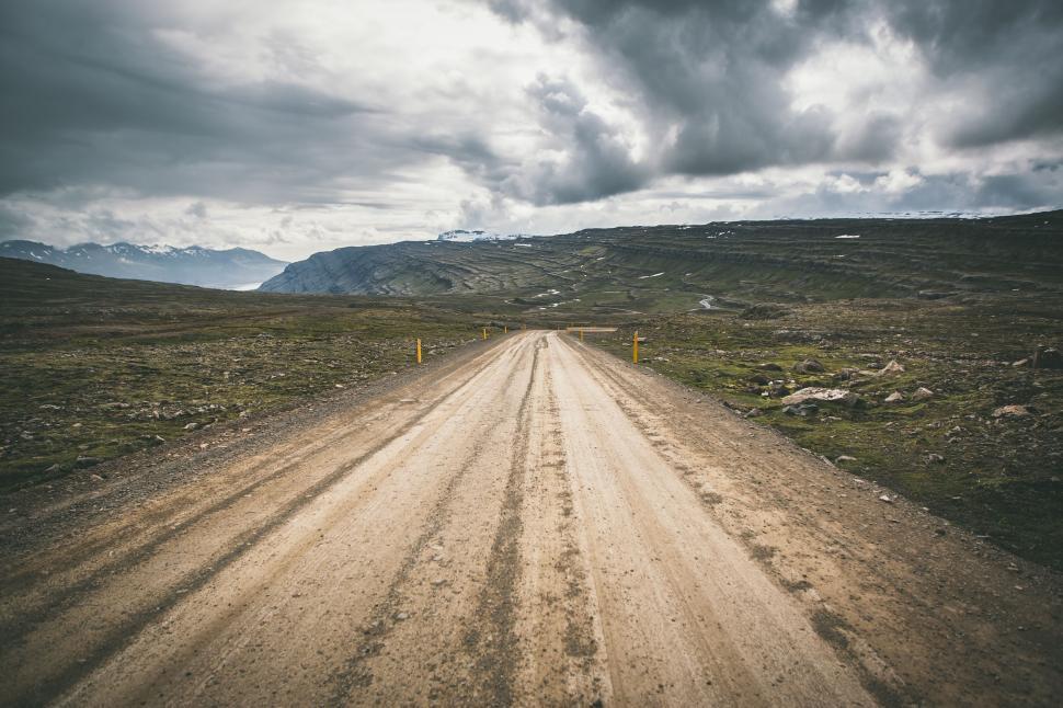 Free Image of A Dirt Road in the Middle of Nowhere 