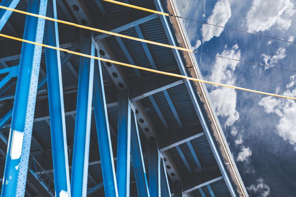 Free Image of Tall Metal Structure Against Sky 