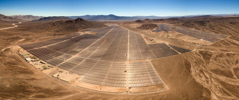 Free Image of Vast Solar Panel Array in Desert Landscape 