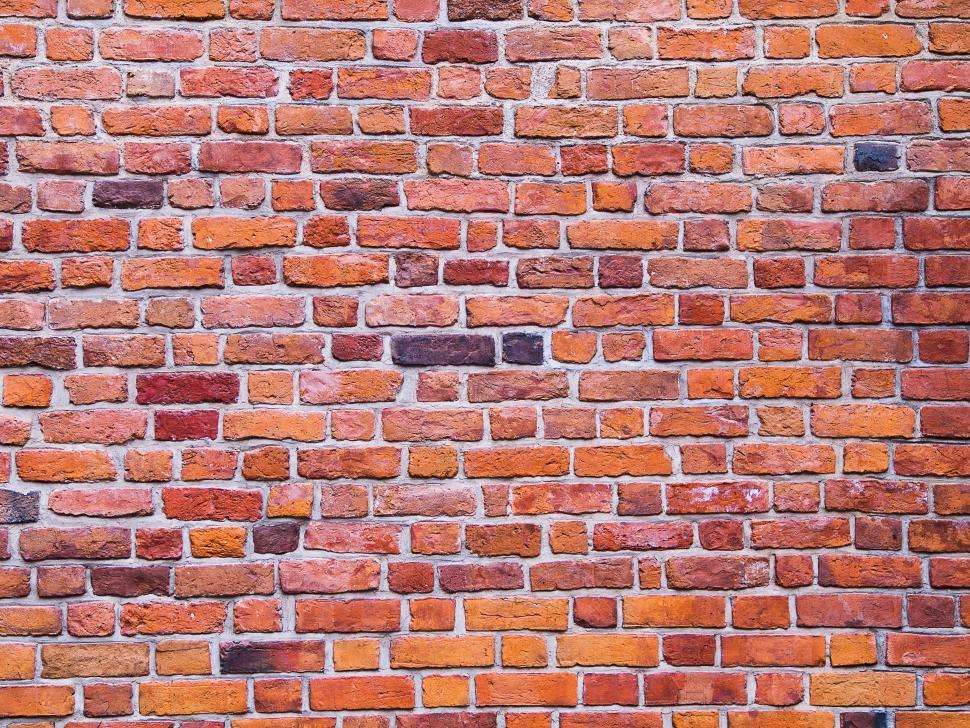 Free Image of Close Up of a Red Brick Wall 