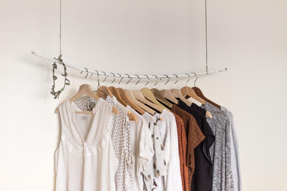 Free Image of Clothes Rack Hanging on Clothes Line 
