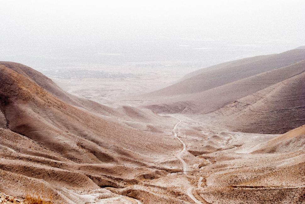 Free Image of Vast Valley Amid Desert Landscape 