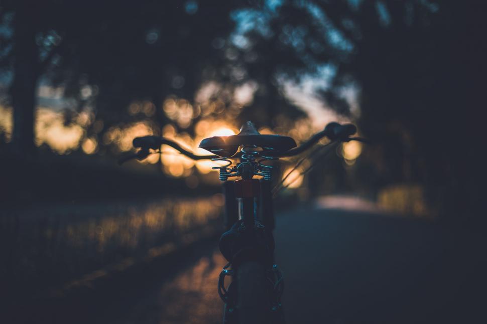 Free Image of Bicycle Parked on Side of Road 