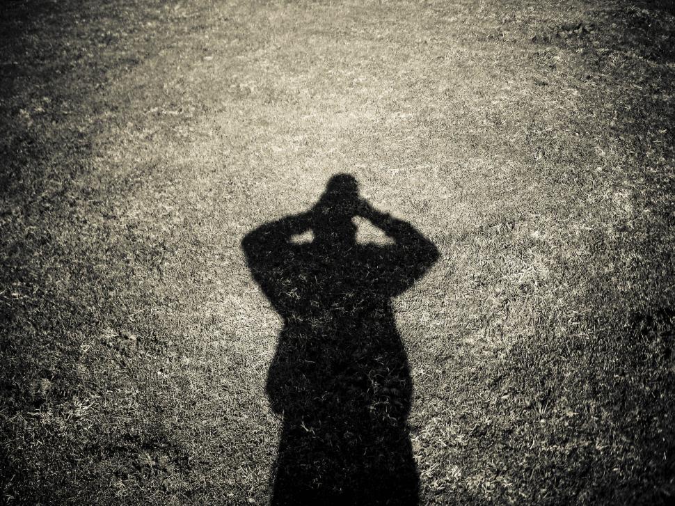 Free Image of shadow on the grass 