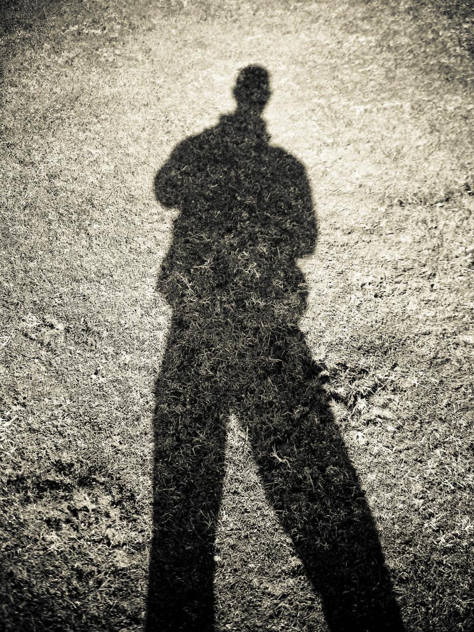 Free Image of one person shadow 