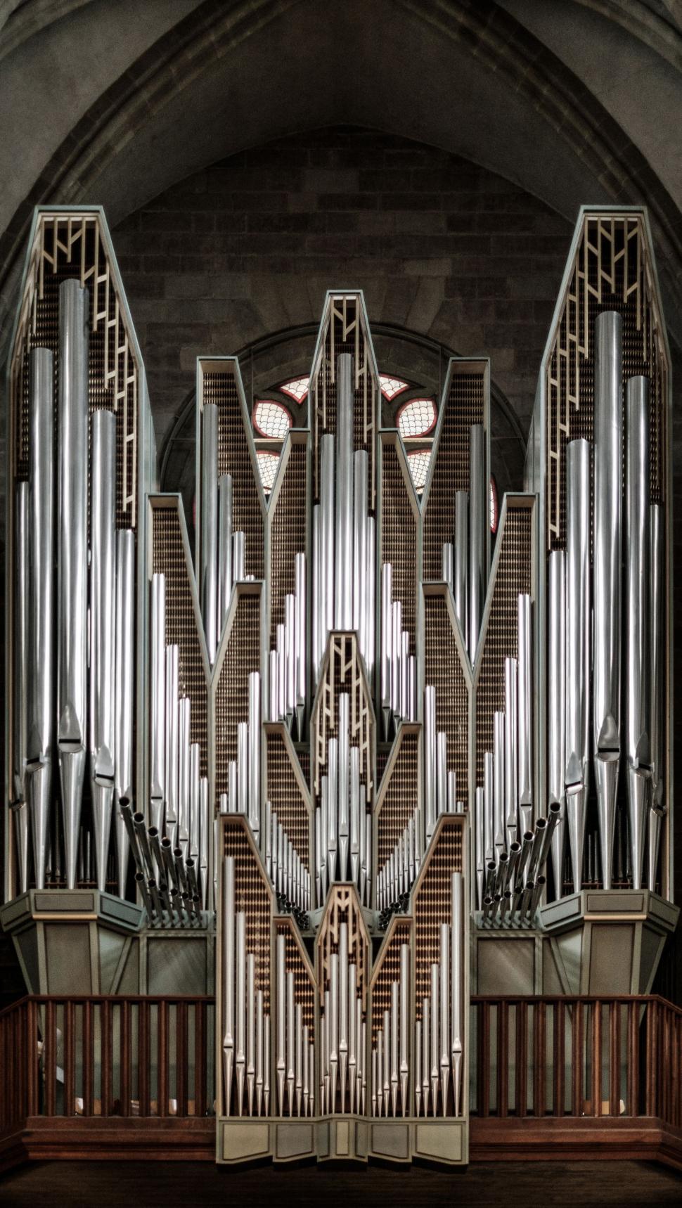 Free Image of Majestic Pipe Organ in Historic Building 