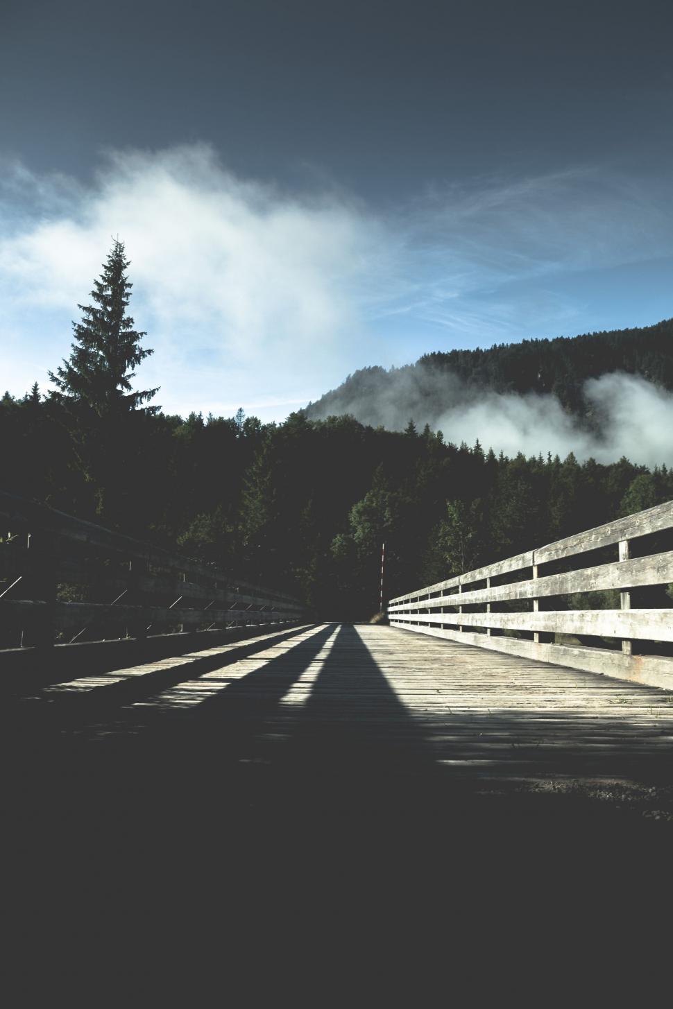 Free Image of Bridge Over Mountain 