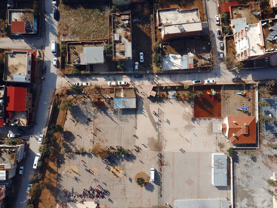 Free Image of Aerial View of Dense Urban Buildings 
