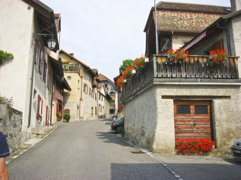 Free Image of village in Switzerland 