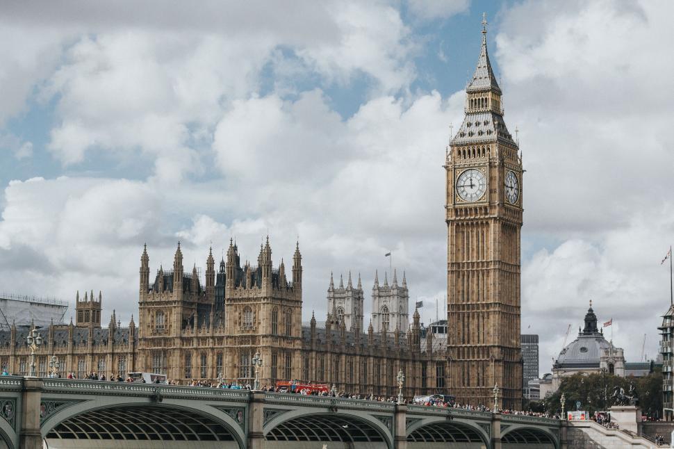 Free Image of Big Ben Towering Over the City of London 