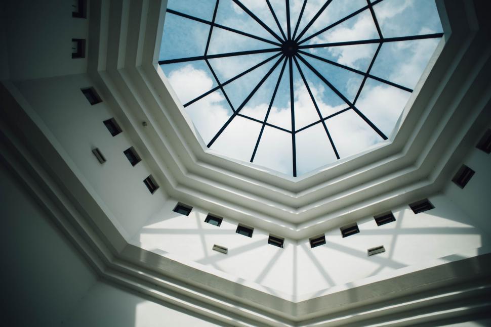 Free Image of dome roof window architecture building protective covering 