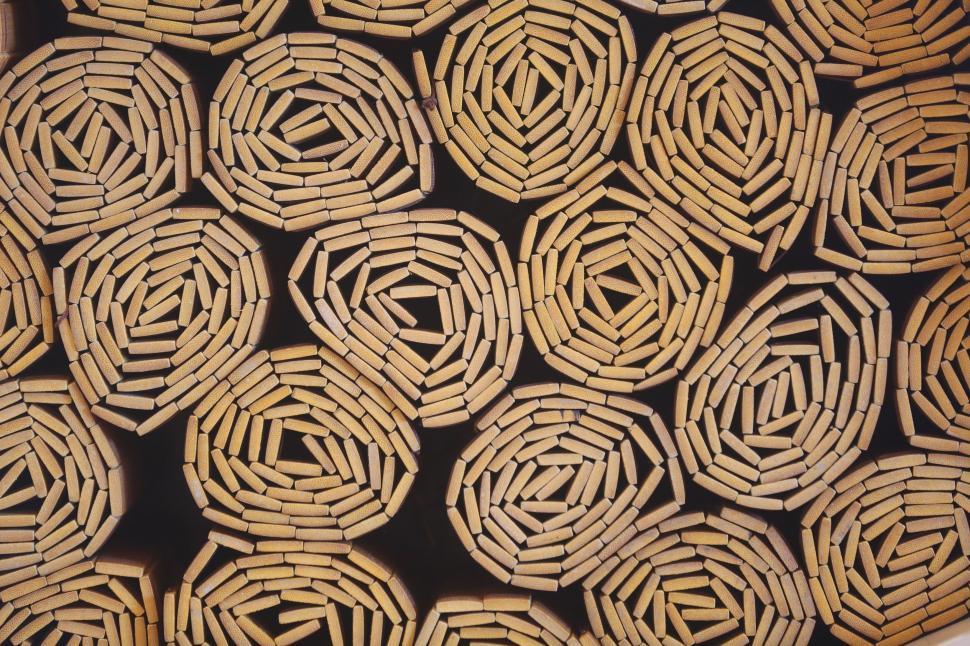 Free Image of Close Up of a Woven Basket 