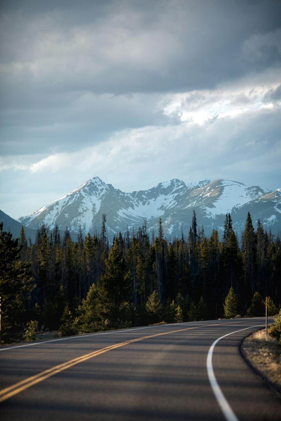 Free Image of Road Leading to Mountain Landscape 