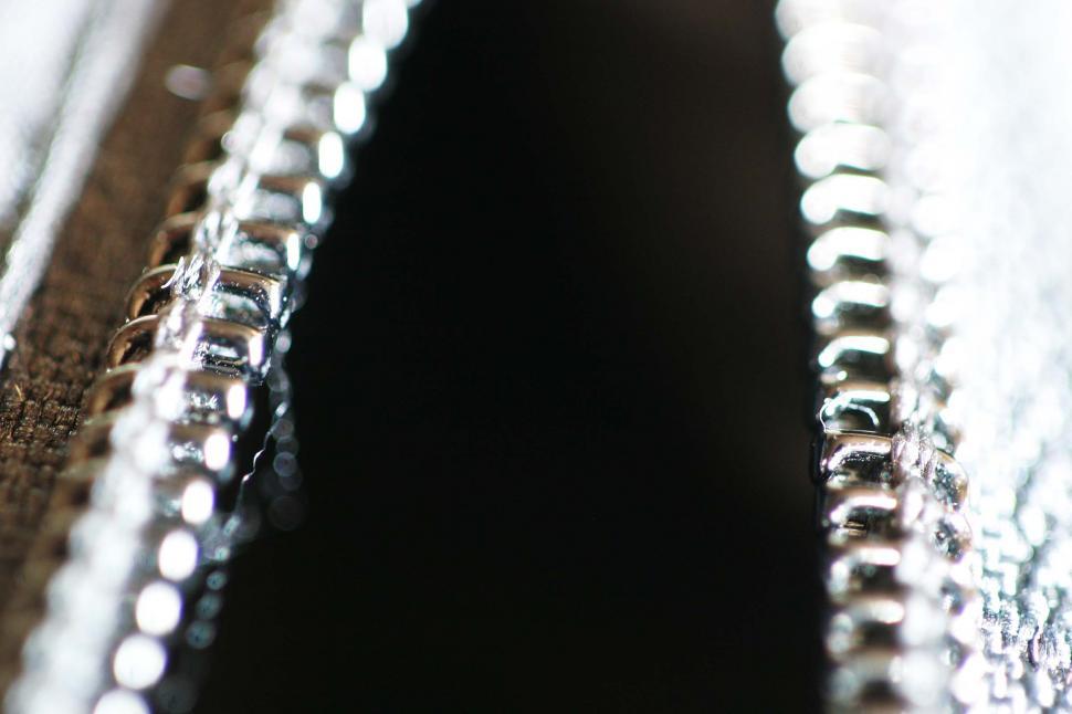 Free Image of Zipper teeth abstract 