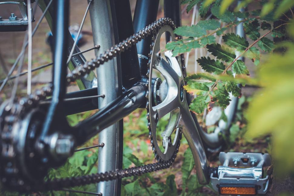 Free Image of Close Up of a Bike With Chain 