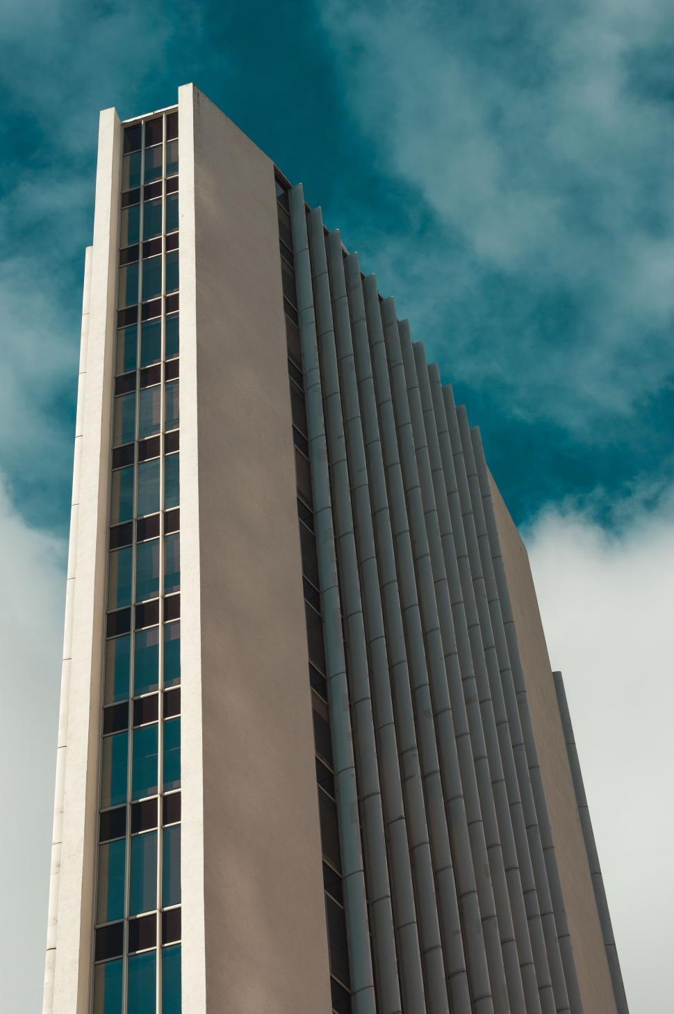 Free Image of Tall Building Against Sky Background 