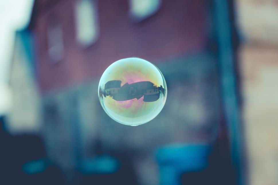 Free Image of A Cat Inside a Bubble 
