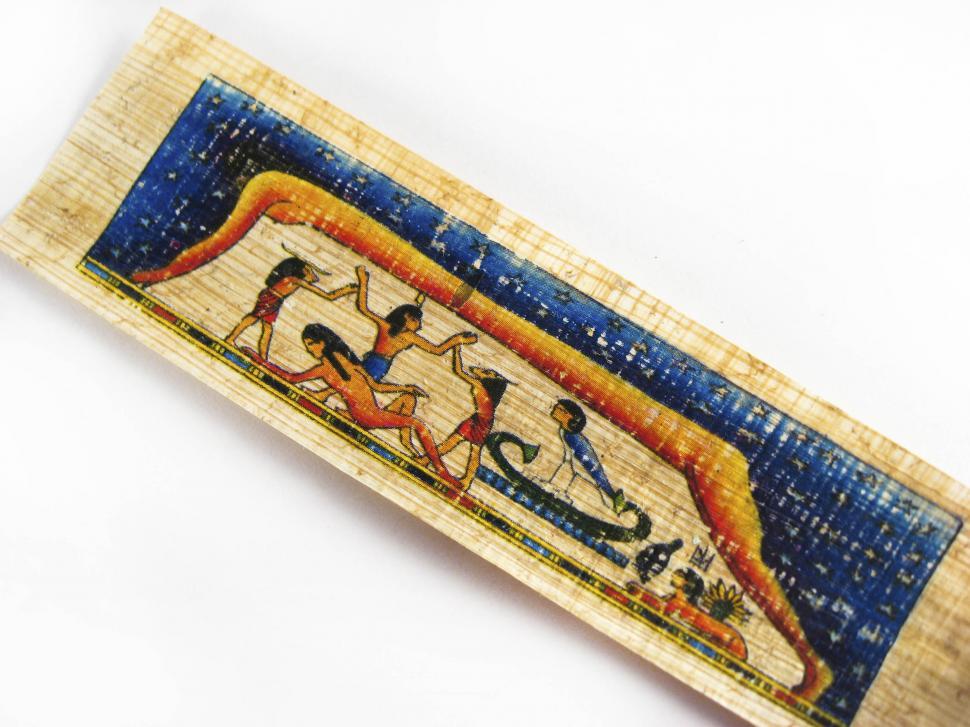 Free Image of papyrus bookmark 