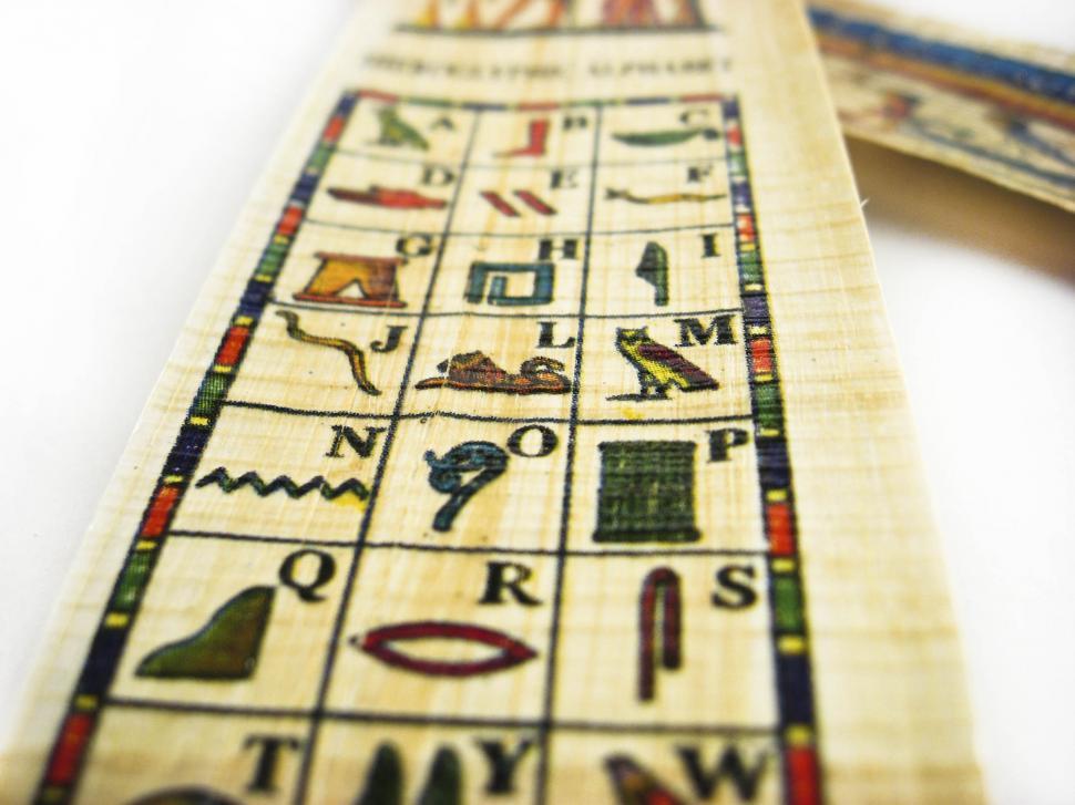 Free Image of Papyrus bookmark 