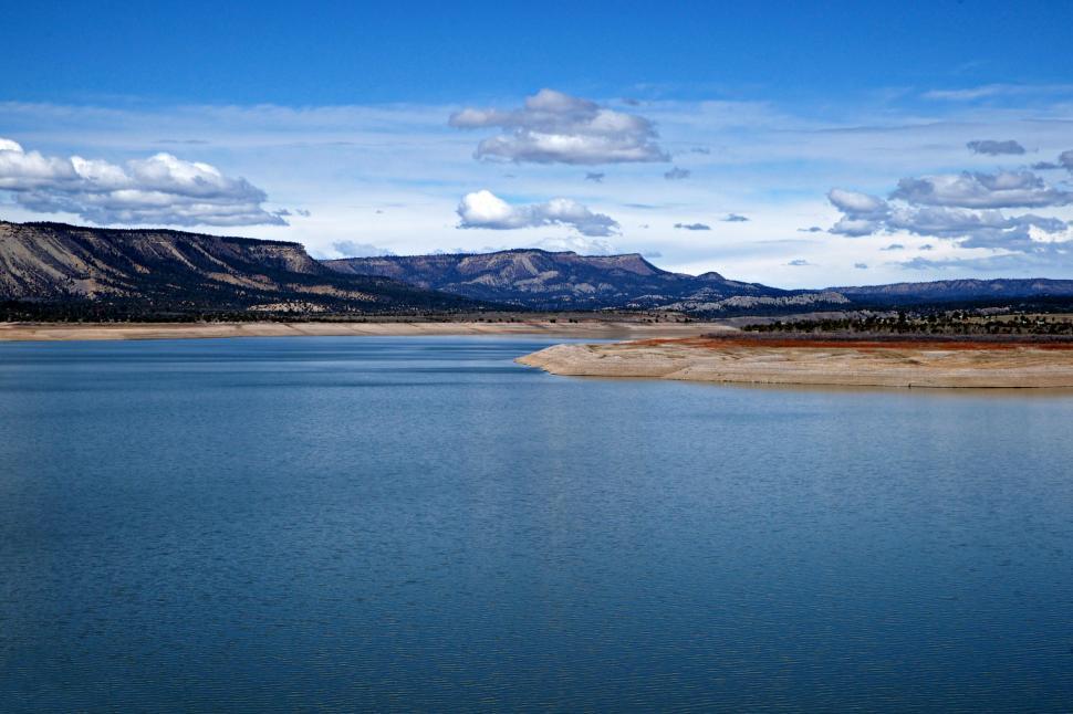Free Image of El Vado Lake Blue Water  