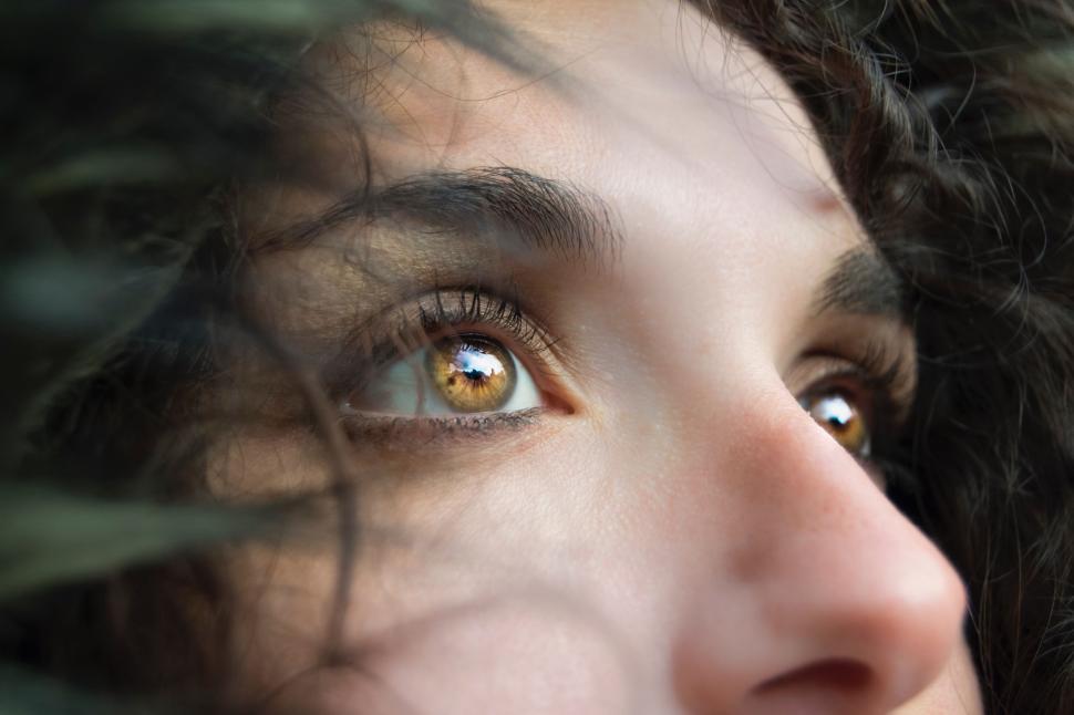 Free Image of Close Up of Person With Brown Eyes 