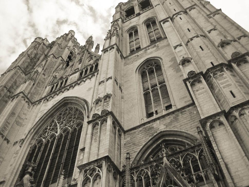 Free Image of Ancient Cathedral in Brussels 