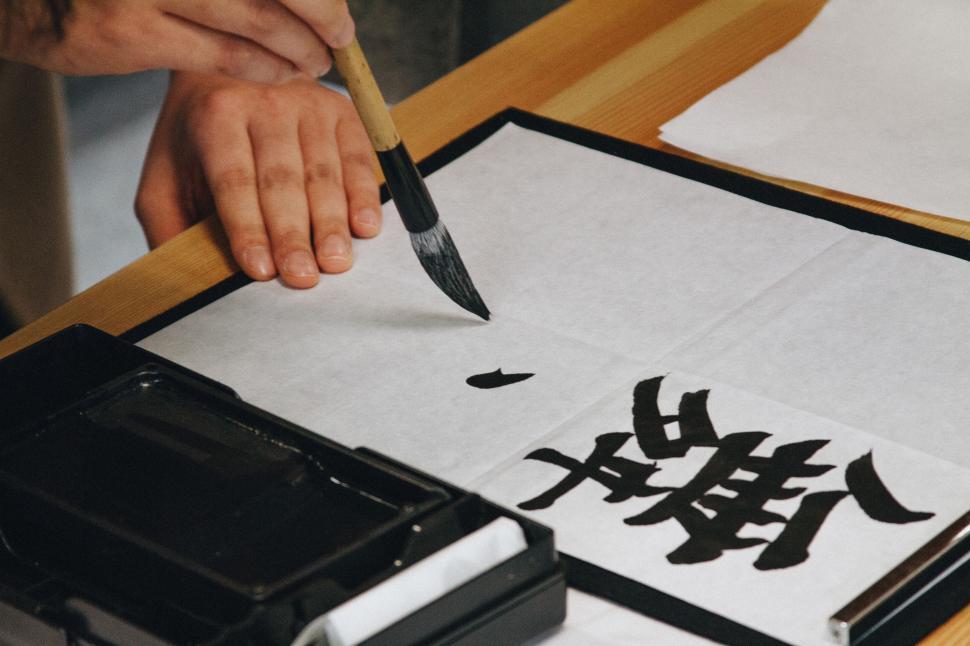 Free Image of Person Cutting Piece of Paper With Knife 