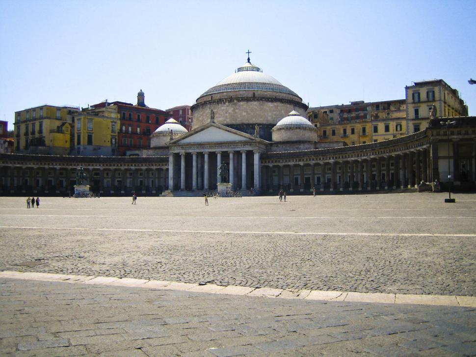 Free Image of Square in Naples 