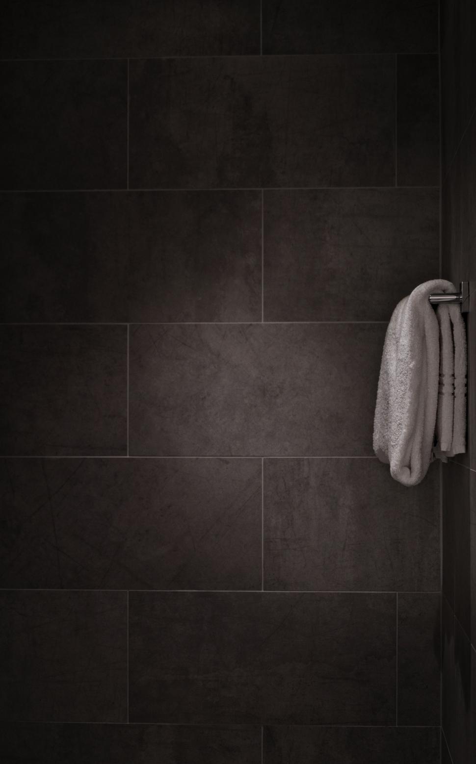 Free Image of A Towel Hanging on a Wall 